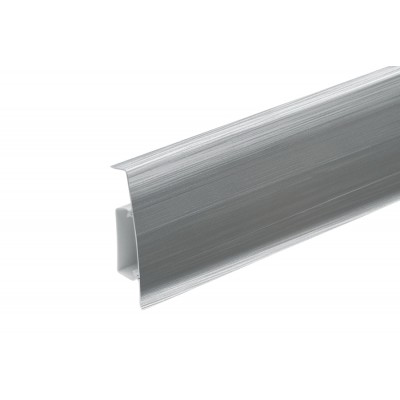 Listwa przypodłogowa Aluminium Szczotkowane Hi-Line PVC