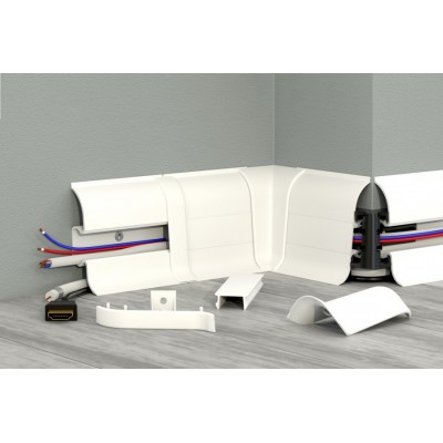 Listwa przypodłogowa CEZAR PREMIUM Biały