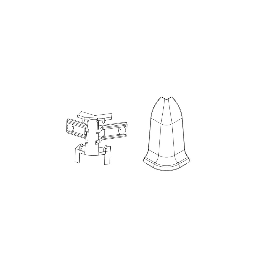 Listwa przypodłogowa CEZAR PREMIUM Biały