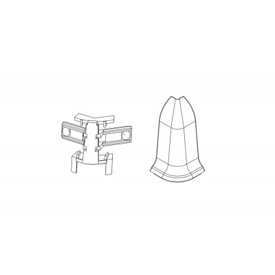 Listwa przypodłogowa CEZAR PREMIUM Biały