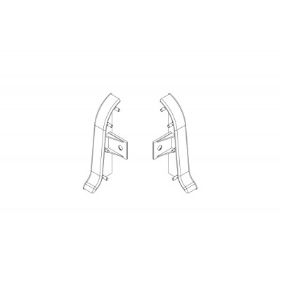 Listwa przypodłogowa CEZAR PREMIUM Biały