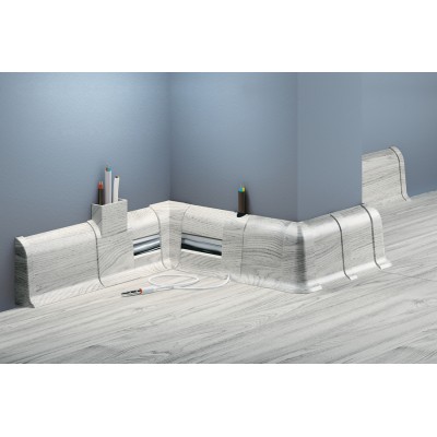 Listwa przypodłogowa CEZAR PREMIUM Biały