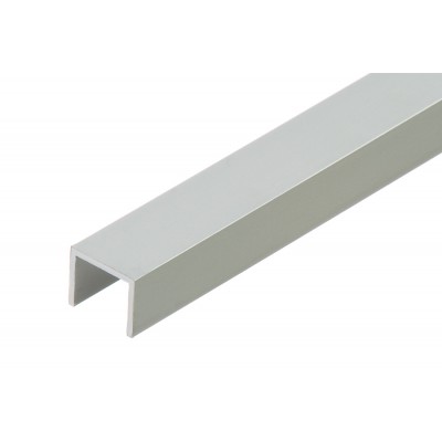 Ceownik srebrny forma U aluminium anoda 16x13x1,5 mm