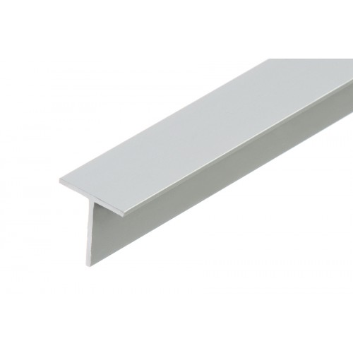 Profil zakończeniowy forma T 20x20 mm aluminium anoda srebrne}