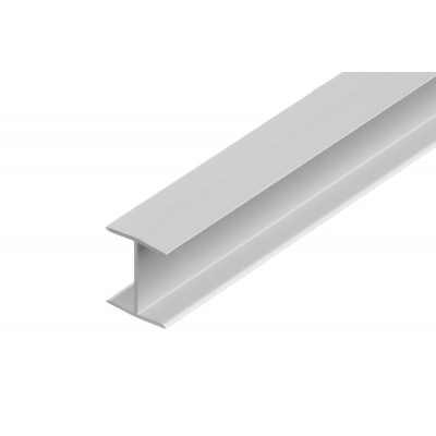 Profil połączeniowy do płyt forma H srebrny aluminium anoda 20,5x17 mm