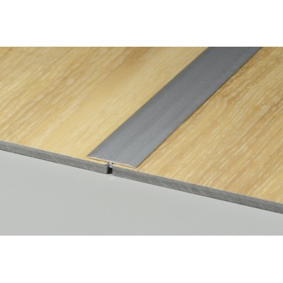Profil do paneli LVT łączący aluminium anoda 25mm Srebrny