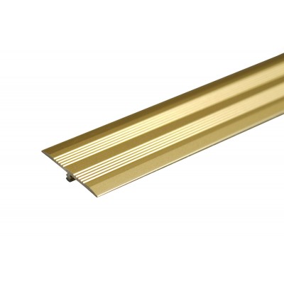 Profil do paneli LVT łączący aluminium anoda 25mm 1,8m Złoty