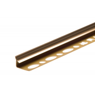 Profil wewnętrzny szeroki do glazury złoty PVC 2,5 m