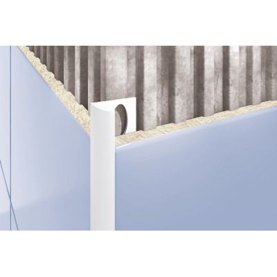 Profil zewnętrzny do glazury beżowy PVC 2,5 m