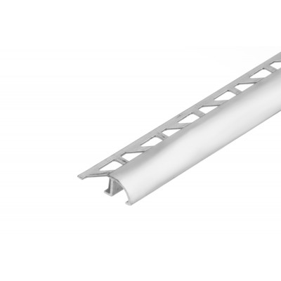 Profil najazdowy owalny do glazury srebrny aluminium anoda 30 mm 2,5 m