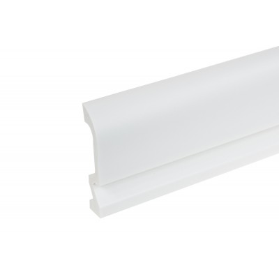 Listwa przypodłogowa LPC-19 LED Elegance Biała 98x19,4 mm 2,44 m
