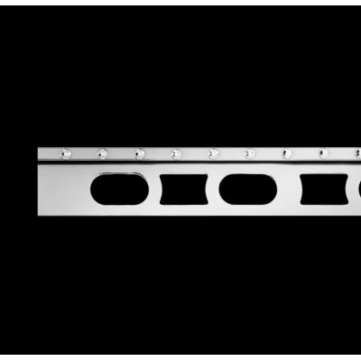 Profil z mosiądzu chromowanego z kryształkami Swarovski® Cerfix Prodecor C Design