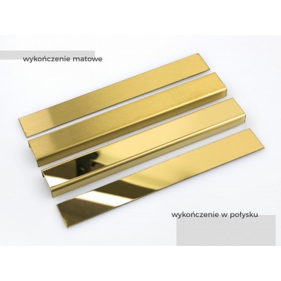 Profil metalowy C złota matowa satyna dekoracyjna