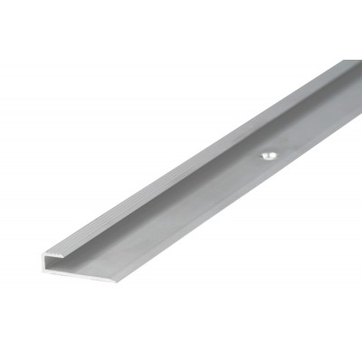 Profil zakończeniowy do paneli LVT aluminium anoda 5,1mm Srebrny