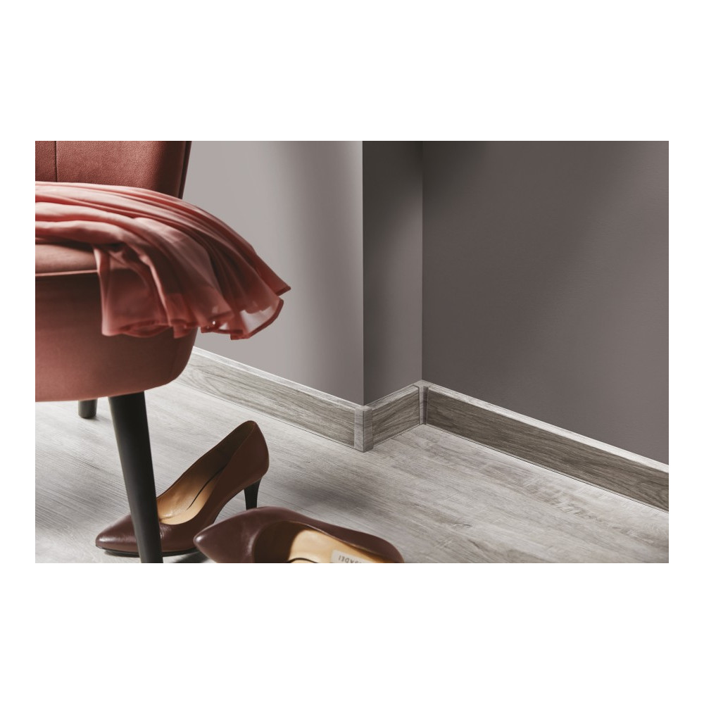 Listwa przypodłogowa Masterline PVC Dąb Hvide Sande mat 60 mm 2,2 m