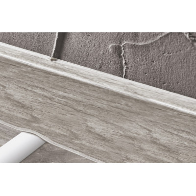 Listwa przypodłogowa Masterline PVC Dąb Mgielny Dublin mat 60 mm 2,2 m