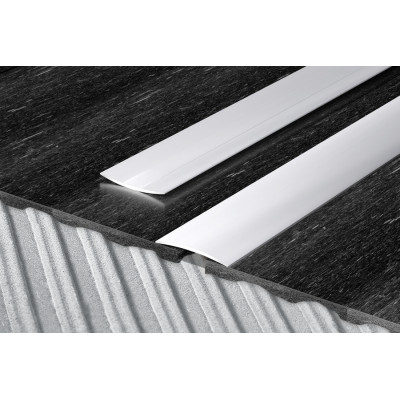 Profil progowy owalny klejony 60 mm aluminium anoda