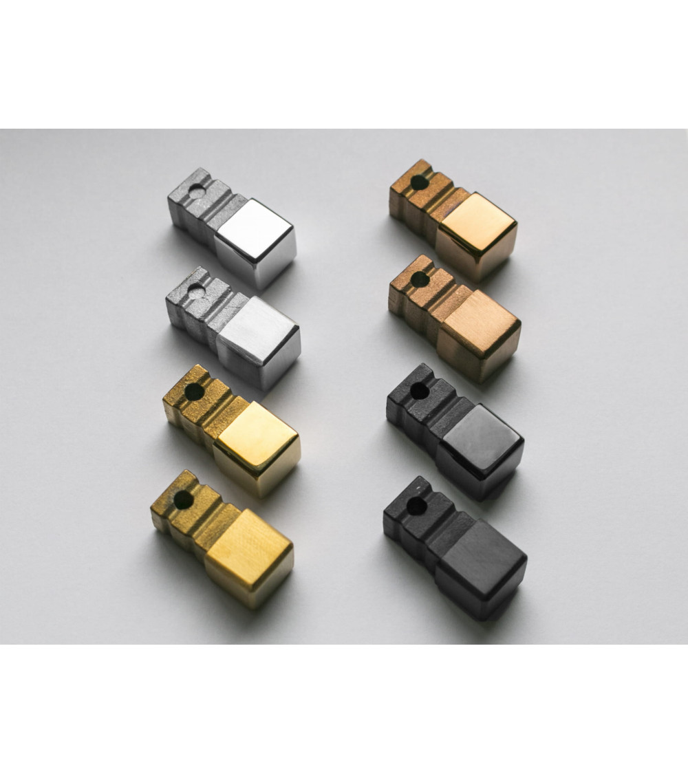 Kostka narożna do profili Qs złoty połysk