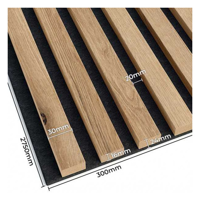 Lamele na filcu - dąb artisan