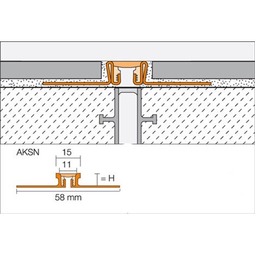 Dylatacja aluminiowa  Dilex-AKSN