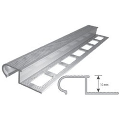 Aluminiowy profil schodowy zaokrąglony aluminium